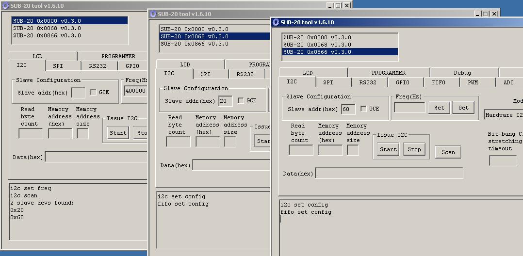 i2c scan setup